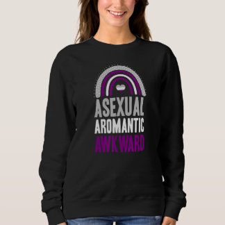 Sweatshirt Asexuel Aromantique Awkward Asexué Pride Bohemian 