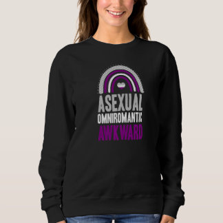 Sweatshirt Asexuel Omniromantique Awkward Asexué Pride Bohemi