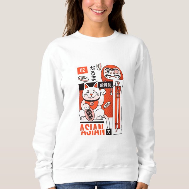 Sweatshirt asiatique (Devant)