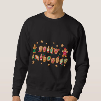 Sweatshirt ASL Christmas American Sign Language Gingpain H