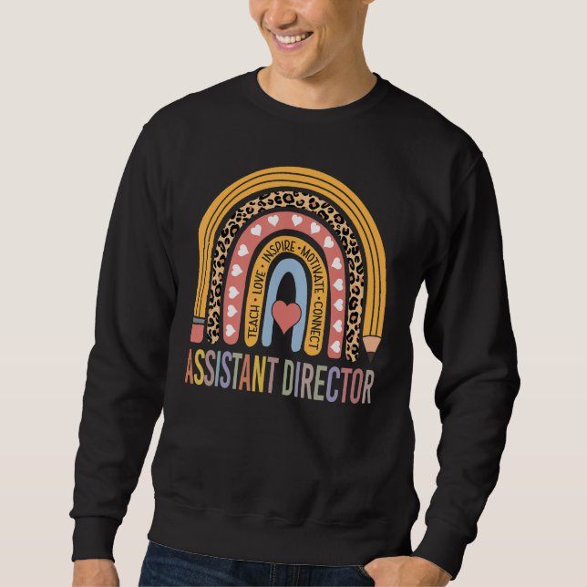 Sweatshirt Assistant Director 100th Day Of School Assistant M (Devant)