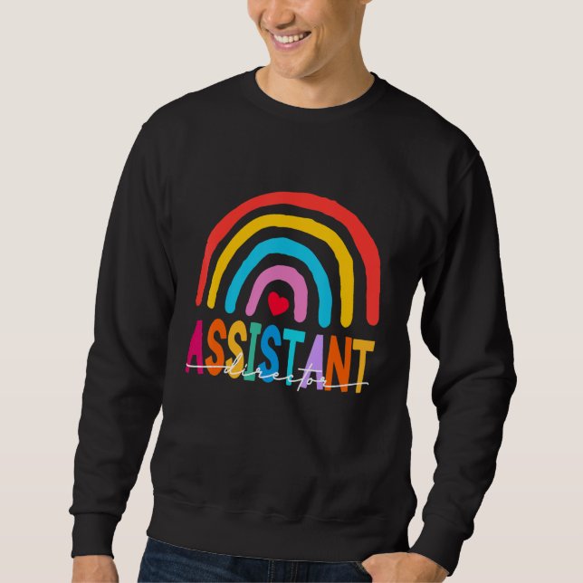 Sweatshirt Assistant Director Appreciation Week Theater Nursi (Devant)