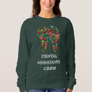 Sweatshirt Assistants dentaires personnalisés Équipage de Noë