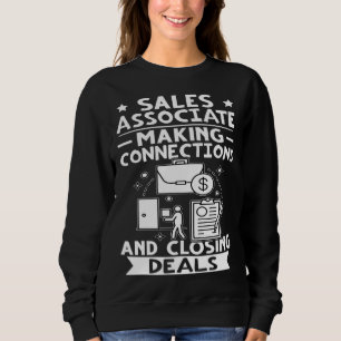 Sweatshirt Associé Commercial Établissant des Contacts et Con