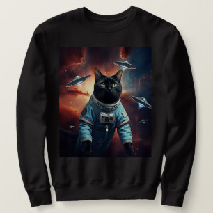 Sweatshirt Astronaut de chat galactique