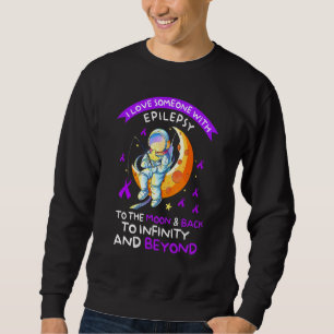 Sweatshirt Astronaut Epilepsie Sensibilisation Aimer Quelqu'U