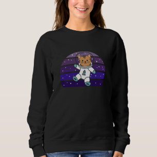 Sweatshirt Astronaute Chat Planète Terre Mars Espace