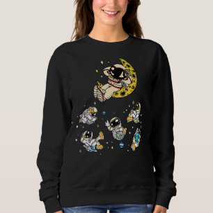 Sweatshirt Astronaute de la Galaxie spatiale