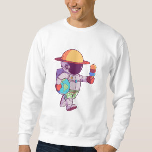 Sweatshirt Astronaute , Drôles de Planètes Espace