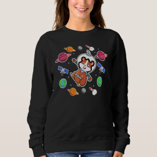 Sweatshirt Astronaute Hamster Hamsters Animal Familier Grap
