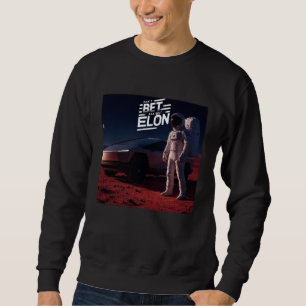 Sweatshirt Astronaute sur Mars avec un camion électrique futu