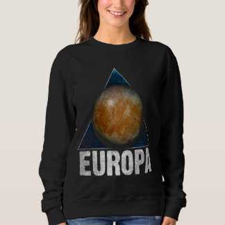 Sweatshirt Astronomie du système solaire Europa Moon Jupiter 