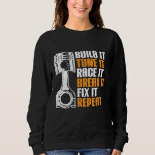 Sweatshirt Atelier Automatique Course Voiture Mécanique Const