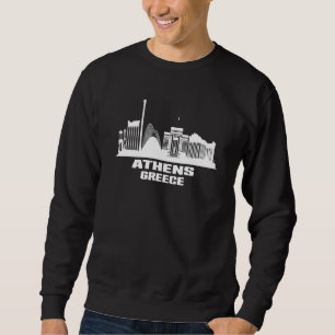 Sweatshirt Athènes Grèce Skyline Grecs Cityscape grecque