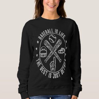 Sweatshirt Athlète de sport drôle jour de match fan joueur ba