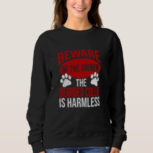 Sweatshirt Attention - Chien Papa Chien Maman Porté Collie Ch