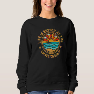 Sweatshirt au Galveston Beach Ocean Humour
