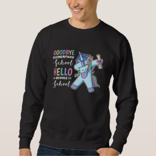Sweatshirt Au revoir école primaire Bonjour école secondaire