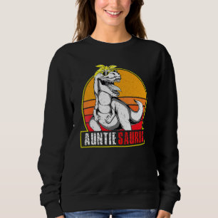 Sweatshirt Auntiesaurus Rex Dinosaur Auntie Saurus Famille Ma
