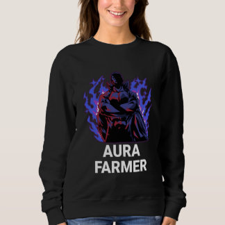 Sweatshirt Aura Farmer Cool Anime Super Hero