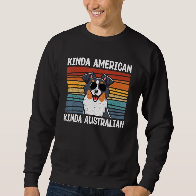 Sweatshirt Aussie  Graphic Women Men Kid Australian Shepherd  (Devant)