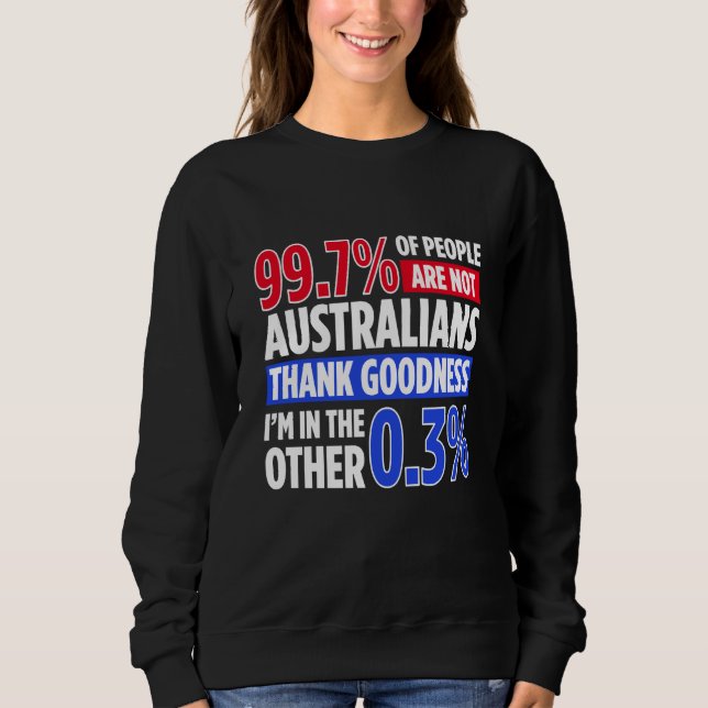 Sweatshirt Australia For Proud Australian Aussie Australia Ro (Devant)