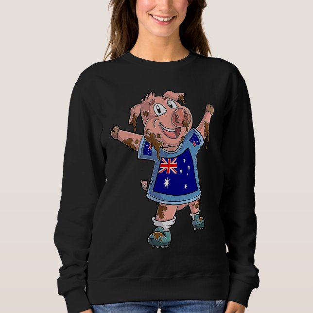 Sweatshirt Australia Pig Fan (Devant)