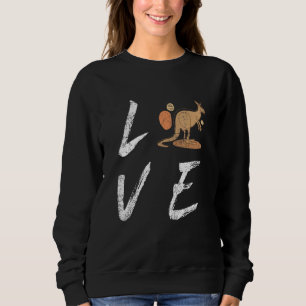 Sweatshirt Australie Love Kangaroo Straya Outback Sydney Me