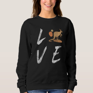 Sweatshirt Australie Love Kangaroo Straya Outback Sydney Mel