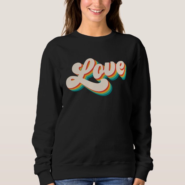 Sweatshirt Authentic Soul Retro Love (Devant)