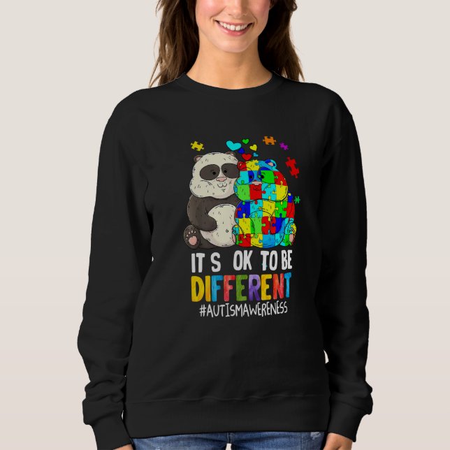 Sweatshirt Autism Autistic Asperger Syndrom Aspie Puzzle Auti (Devant)