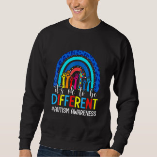 Sweatshirt Autism Aware Acceptance Women Kid Its Ok To Be