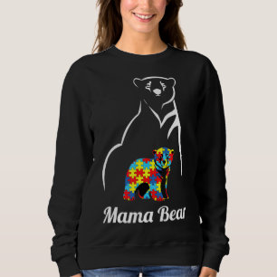 Sweatshirt Autism Aware Mama Bear Maman