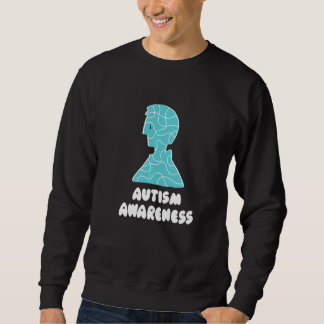 Sweatshirt Autism Awareness Human  