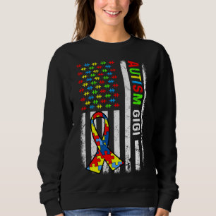 Sweatshirt Autism Gigi Sensibilisation sur l'autisme américai