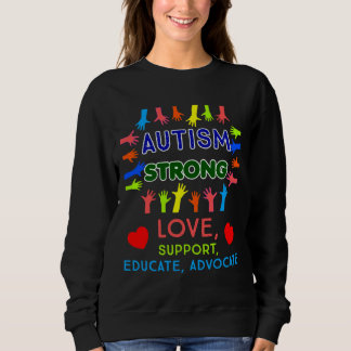 Sweatshirt Autism Love Support