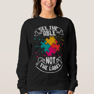 Sweatshirt Autisme Cadeaux Pour Adultes Autiste Asperger Synd