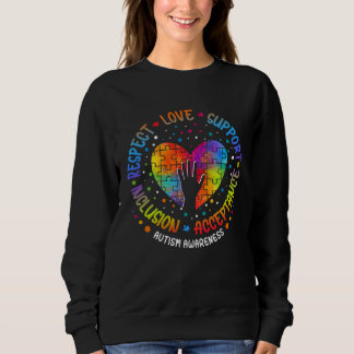 Sweatshirt Autisme Femmes Hommes Soutien autistique Autisme L