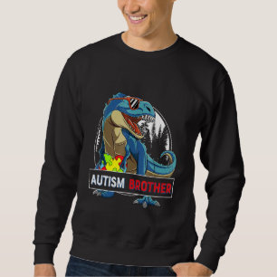 Sweatshirt Autisme Frère Dinosaur Puzzle Pièce Autisme Prix