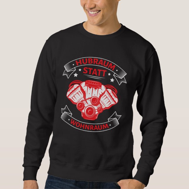 Sweatshirt Auto Tuner Outfit Car Mechanic Racing Car Tuning   (Devant)