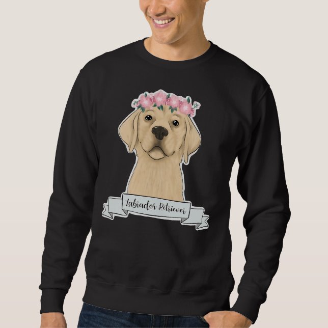 Sweatshirt Autocollant Labrador Retriever (Devant)