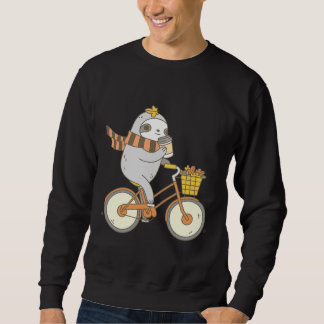 Sweatshirt Automne Vélo Sloth