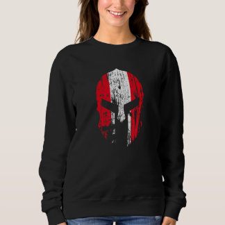 Sweatshirt Autriche Casque spartiate Course spartiate