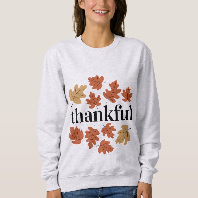 Sweatshirt Autumn Leaves (Devant)