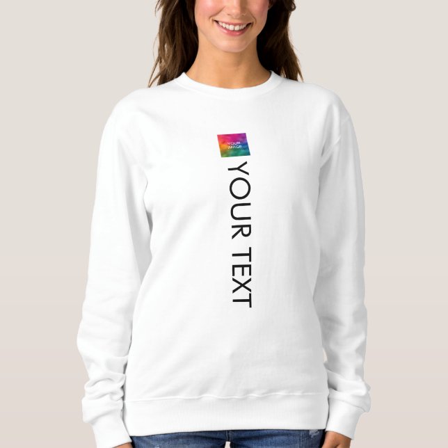 Sweatshirt Avant Imprimer Modèle femmes Modèle moderne tendan (Devant)