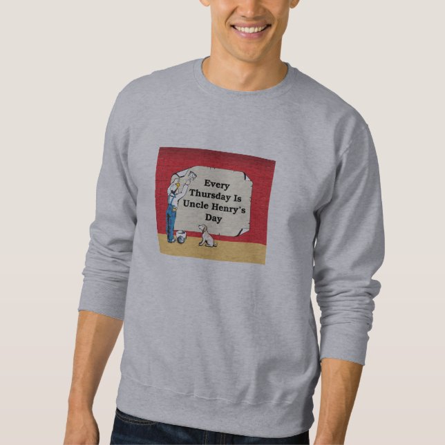Sweatshirt avec la couverture de livre (Devant)