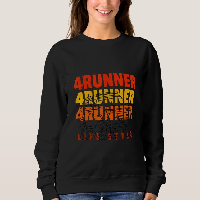 Sweatshirt Aventure 101 4 Runner. (Devant)