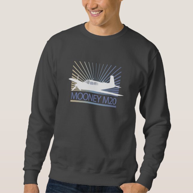 Sweatshirt Aviation de Mooney M20 (Devant)