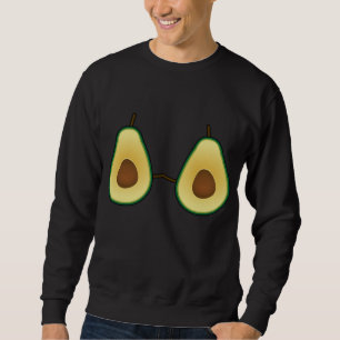 Sweatshirt Avocado Bra Costume Cute Easy Fruit Halloween
