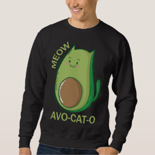 Sweatshirt Avocado Cats Avo - Cat - O
